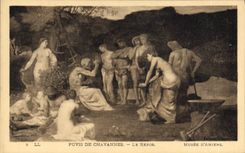 CPA Puvis de Chavannes Le Repos Musee d'Amiens 