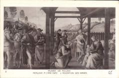 CPA Musee de Rouen Perligin P 1446 1524 l'Adoration des Mages 