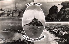CPA Souvenir de la Cote d'Emeraude Dinard 
