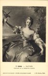 CPA Nattier Portrait de la Marquisse d'Antin Institut de France Musee Jacquemart Andre 