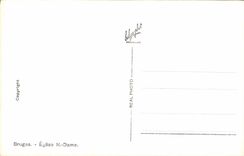 CPA Bruges Eglise N Dame Le Christ en Croix Van Dyck