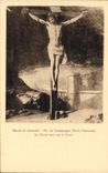 CPA Musee de Grenoble Ph de Champaigne Ecole Flamande Le Christ mort sur la Croix 