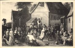 CPA Teniers David 1610 1690 La Kermesse Musee de Bruxelles 