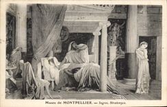 CPA Musee de Montpellier Ingres Stratonyce 