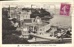 CPA Dinard La Plage le Petit Casino et l'Hotel Royal 
