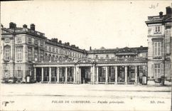 CPA Palais de Compiegne Facade principale 
