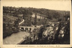 CPA Fresselines Creuse Le Pont sur la Creuse 