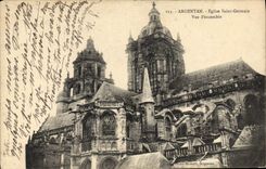 CPA Argentan Eglise Saint Germain Vue d'ensemble 