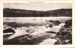 CPA La Creuse Pittoresque Etude sur la Creuse au Moulin de Gargilesse 