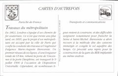 REPRO Paris Les Travaux du Metropolitain dans le grand bras de la Seine 