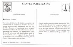 REPRO Paris Vue sur le Jardin des Tuileries 