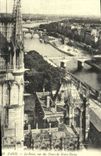 REPRO Paris La Seine vue des Tours de Notre Dame 