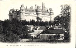 CPA Pierrefonds Le Chateau Cote Ouest 