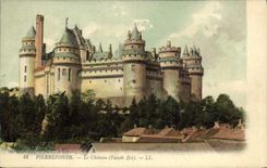 CPA Pierrefonds Le Chateau Facade Est 