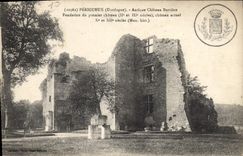 CPA Perigueux Dordogne Antique Chateau Barriere Fondation du premier chateau 