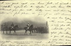 REPRO Funerailles de Felix Faure le Gouverneur de Paris 