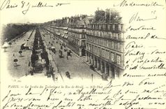 REPRO Paris Le Jardin des Tuileries et la Rue de Rivoli 