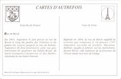 REPRO Paris Le Jardin des Tuileries et la Rue de Rivoli 