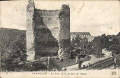 CPA Perigueux La Tour et les Jardins de Vesone 