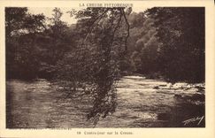 CPA La Creuse Pittoresque Contre jour sur la Creuse 