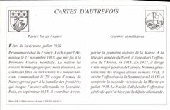 REPRO Les Fetes de la Victoire a Paris 14 Juillet 1919 Remise d'une Gerbe au Marechal Foch 