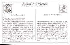 REPRO Les petits metiers de Paris 