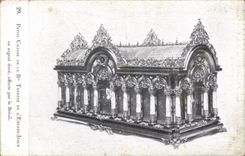 CPA Petite Chasse de la M Therese de l'Enfant Jesus en argent dore offerte par le Bresil 