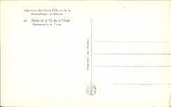 CPA Exposition des Chefs d'Oeuvre de la Pinacotheque de Munich Maitre de la Vie de la Vierge Naissan