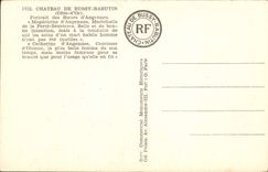 CPA Chateau de Bussy Rabutin Cote d'Or Portail des Soeurs d'Angennes 