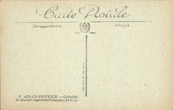 CPA Aix en Provence Cathedrale Saint Sauvenur Tapisseries Flamandes XVI siecle 