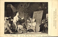 CPA Wallace Collection Fragonard The Schoolmistress 