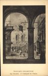 CPA Wallage Collection Guardi Courtyard in Venice 