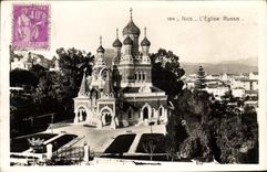 CPA Nice L'Eglise Russe Russie Russia