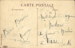 CPA Nice Promenade du Midi La Plage par un coup de mer 