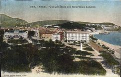 CPA Nice Vue generale des Nouveaux Jardins 