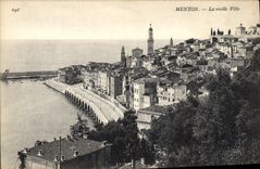 CPA Menton La Vieille Ville 