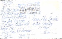 CPA Ile St Honorat Cannes Monastere 