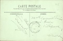 CPA Villefranche Vue a travers les Oliviers 