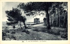 CPA Ile St Honorat Le Chateau 