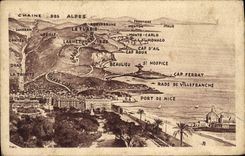 CPA Excursion de la Grande Corniche Panorama de l'Excursion 