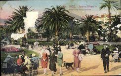 CPA Nice Jardins Albert Ier 