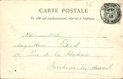 CPA Menton vue generale depuis la Frontiere 