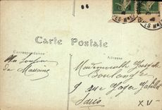 CPA Vue de Garavan Alpes Maritimes et la Frontiere italienne 