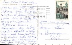 CPA Cannes A M Le Port et le Suquet Bateau