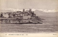 CPA Antibes et la Chaine des Alpes 