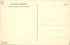 CPA Ile Saint Honorat Entree du monastere vue de l'exterieur 