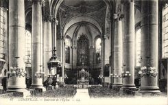 CPA Luneville Interieur de l'Eglise 
