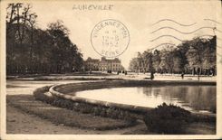 CPA Luneville Les Bosquets et le Bassin 