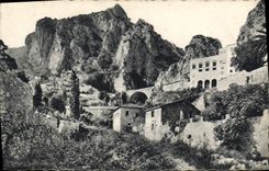 CPA Menton Vue generale de la Frontiere 