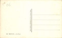CPA Menton Le Port 